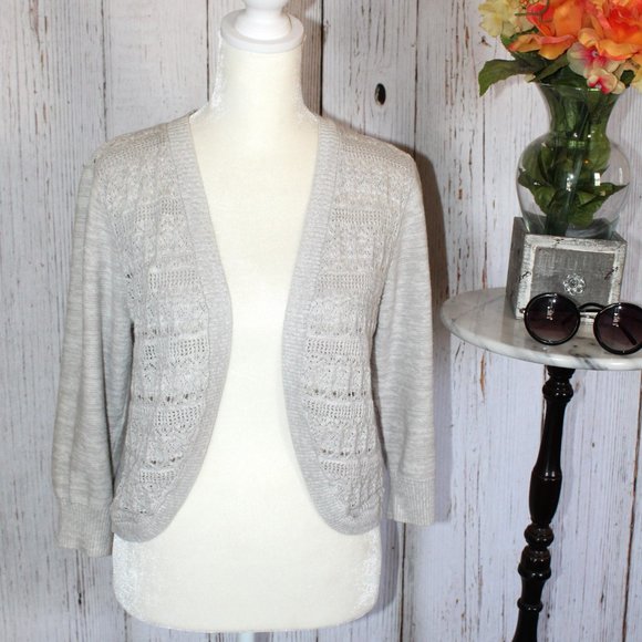 Mossimo Supply Co. Crochet Cropped Cardigan - Picture 6 of 11